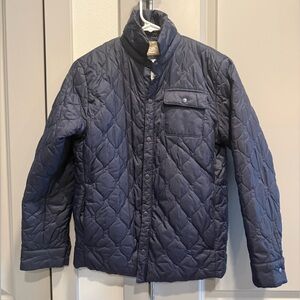 Boy’s Quilted Navy Jacket